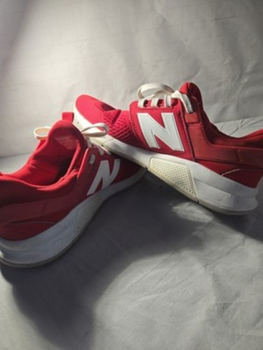 New Balance Men's Red Tennis Shoes, Size 9